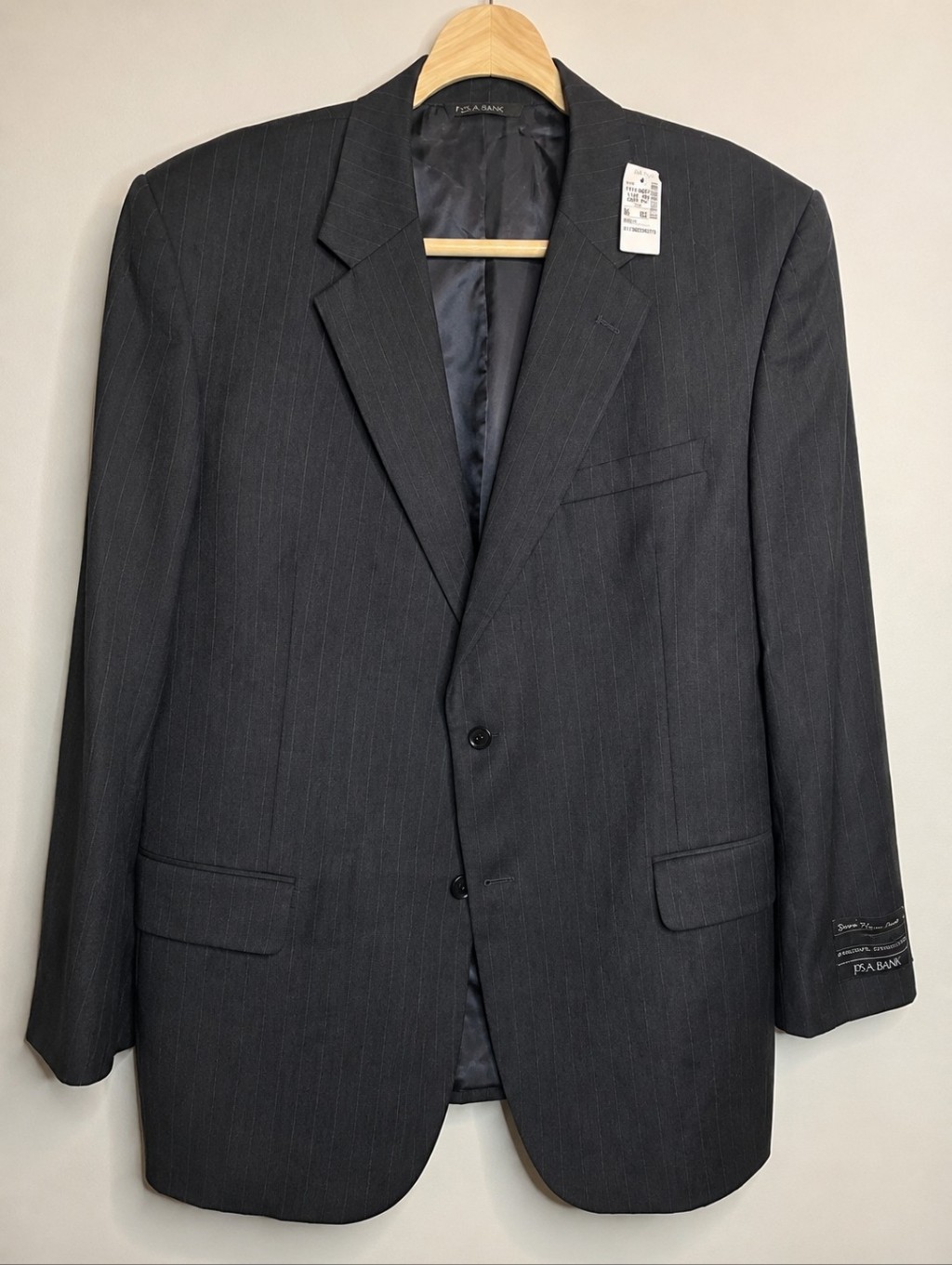 Nwt Jos. A. Bank Executive Collection 100% Wool Pinstripe Blazer Sport Coat 46r